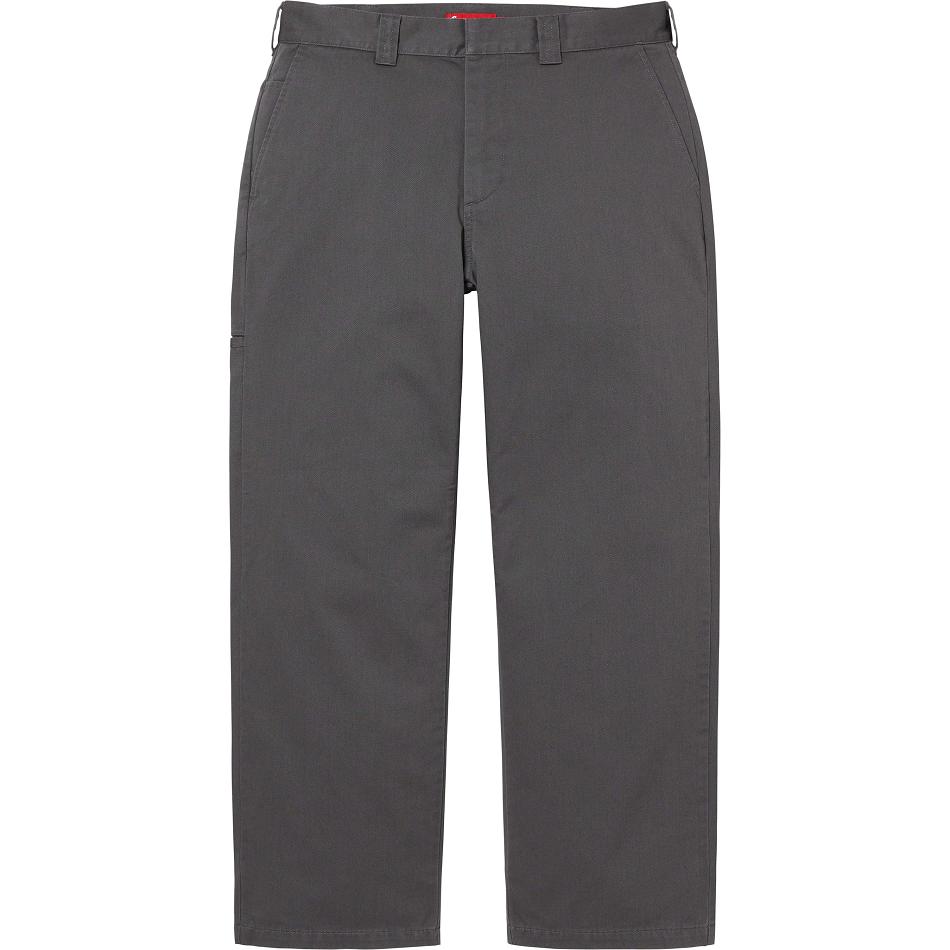 Grey Supreme Work Pant Pants | Supreme 210HK